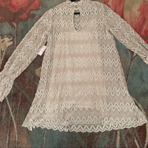 Free People Cream Lace Dress - Picture 3 of 5